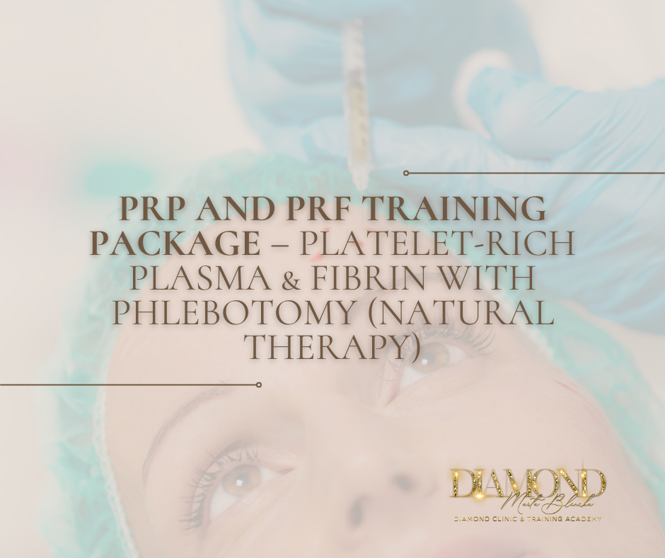PRP and PRF TRAINING PACKAGE – PLATELET-RICH PLASMA & FIBRIN with PHLEBOTOMY (Natural Therapy) PRP and PRF TRAINING PACKAGE – PLATELET-RICH PLASMA & FIBRIN with PHLEBOTOMY (Natural Therapy) - Image 1